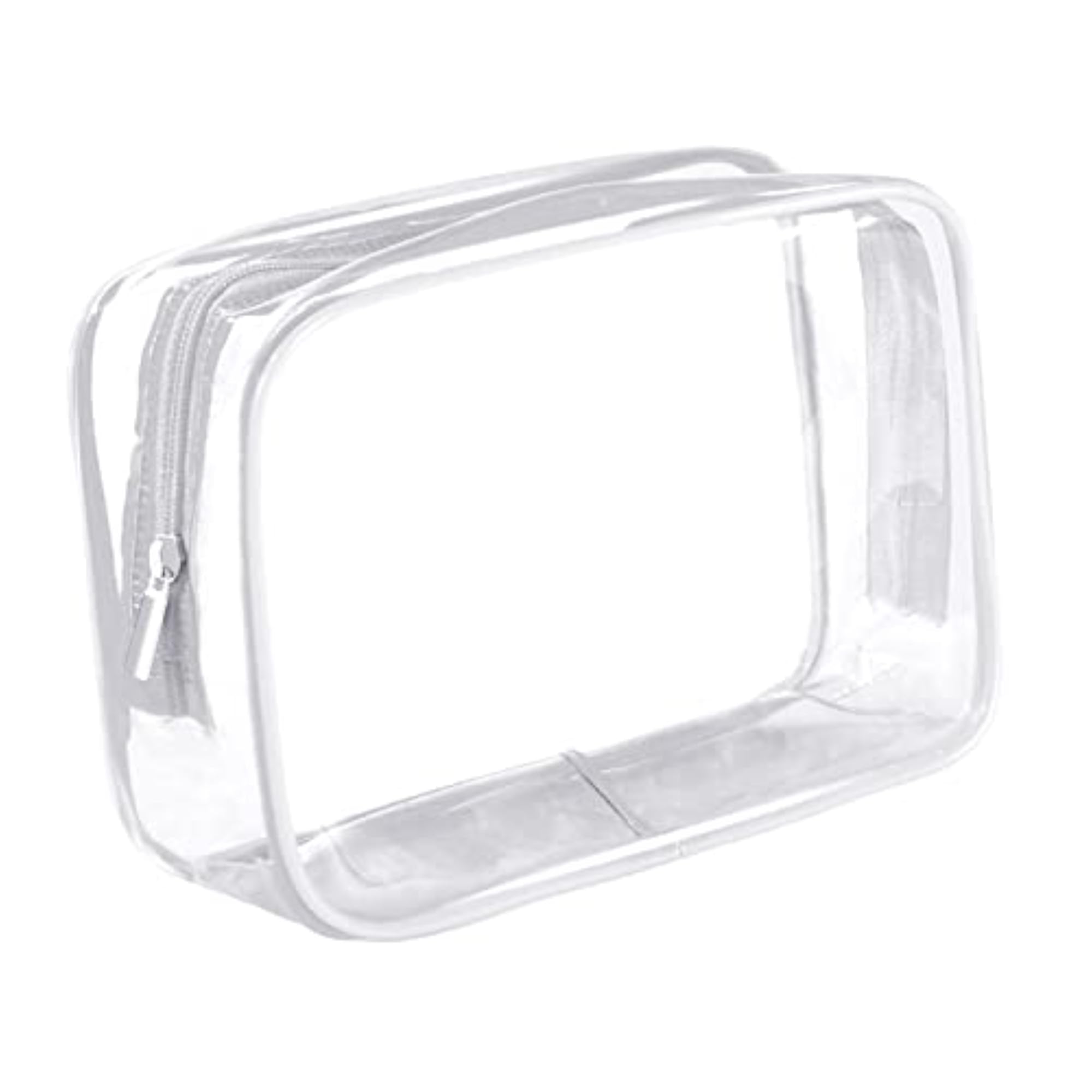 5x Waterproof Reusable Toiletry Bag Set, Clear Makeup Organizer
